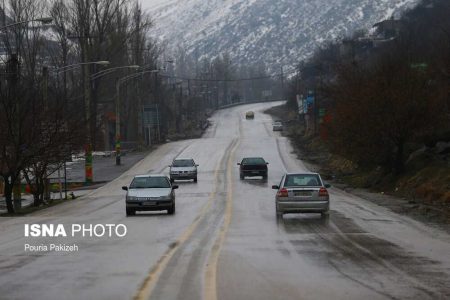 برف و باران در جاده‌های ۲۵ استان/ ترافیک روان جاده‌ها در ساعات پایانی سال ۱۴۰۲