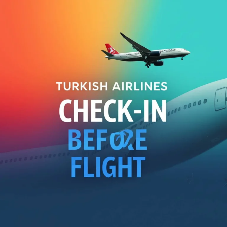 ترکیش ایرلاین و Check in قبل از پرواز