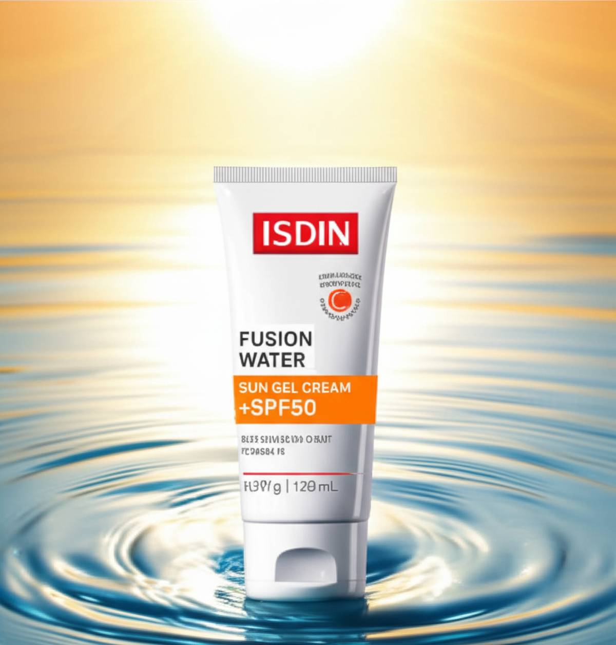 نقد و بررسی کامل ضد آفتاب فیوژن واتر ایزدین ⁺SPF50
