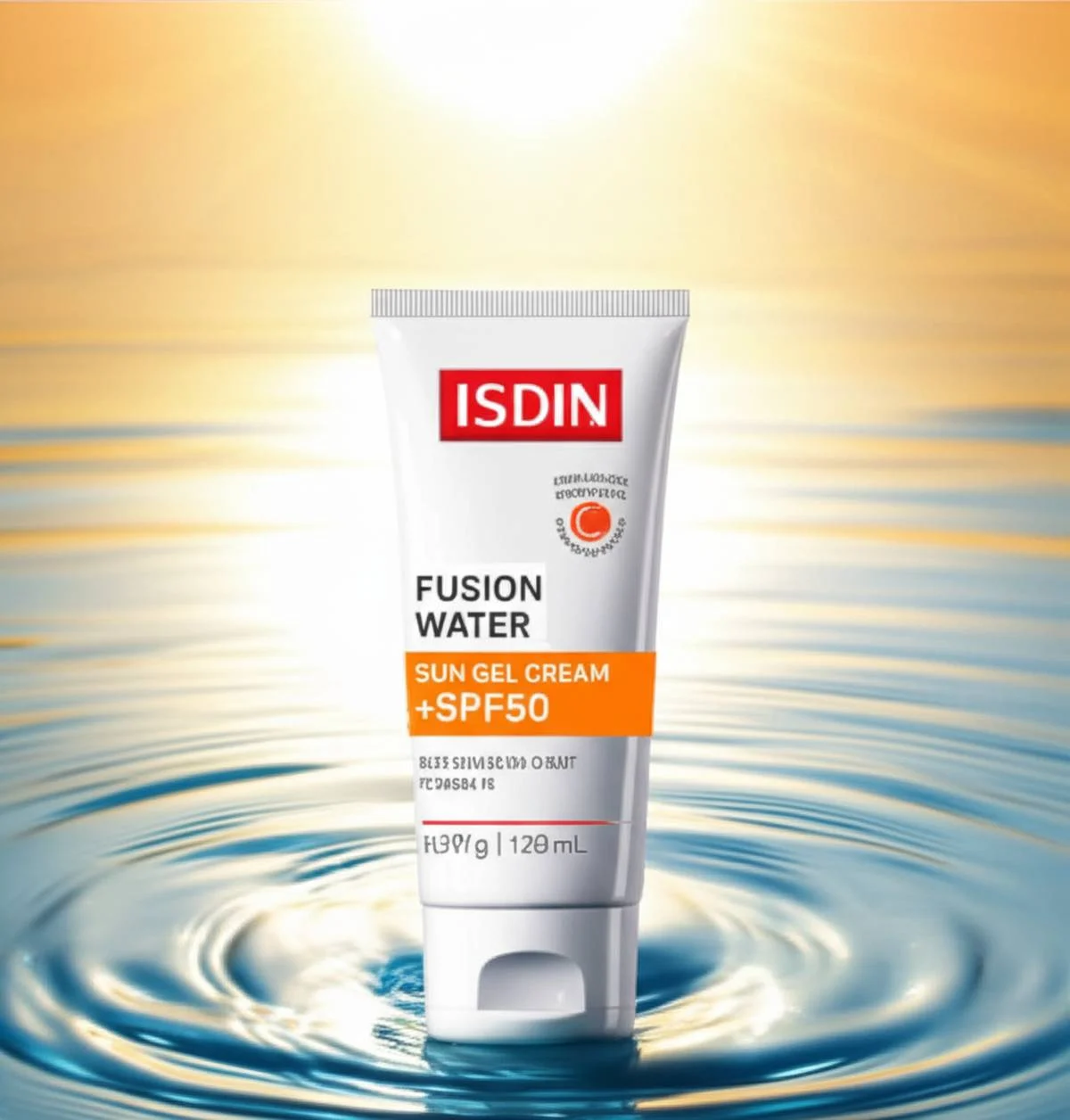 نقد و بررسی کامل ضد آفتاب فیوژن واتر ایزدین ⁺SPF50