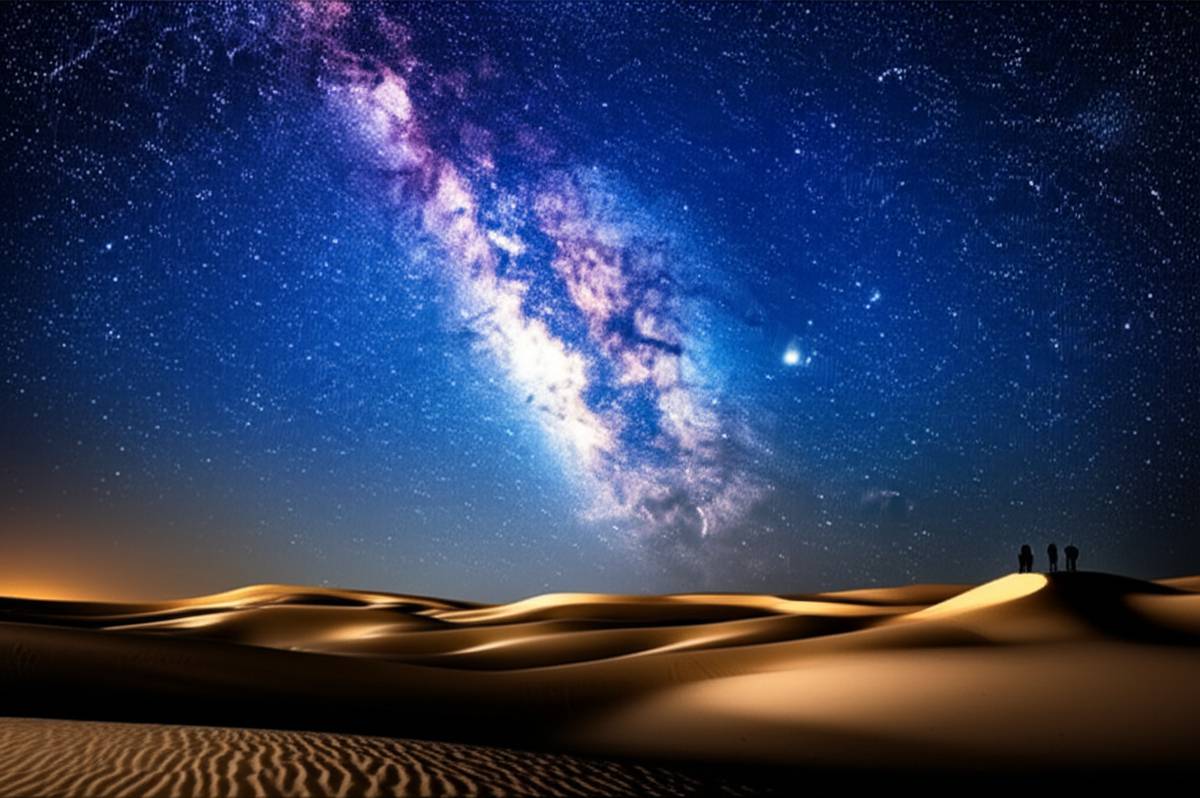 تماشای ستاره ها در دل کویر: راهنمای جامع رصد آسمان شب
