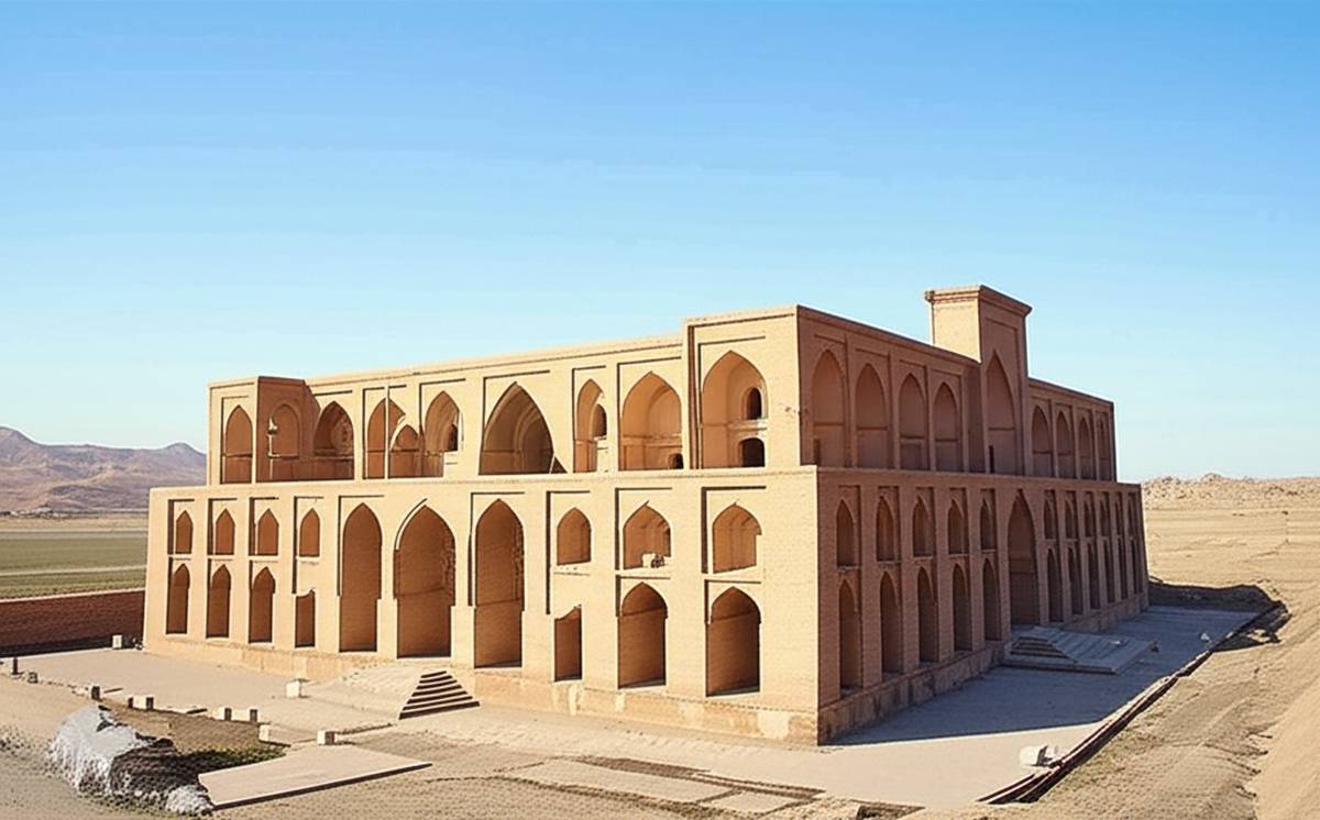 ثبت جهانی کاروانسراهای ایران | کاروانسرای شرف خراسان در یونسکو