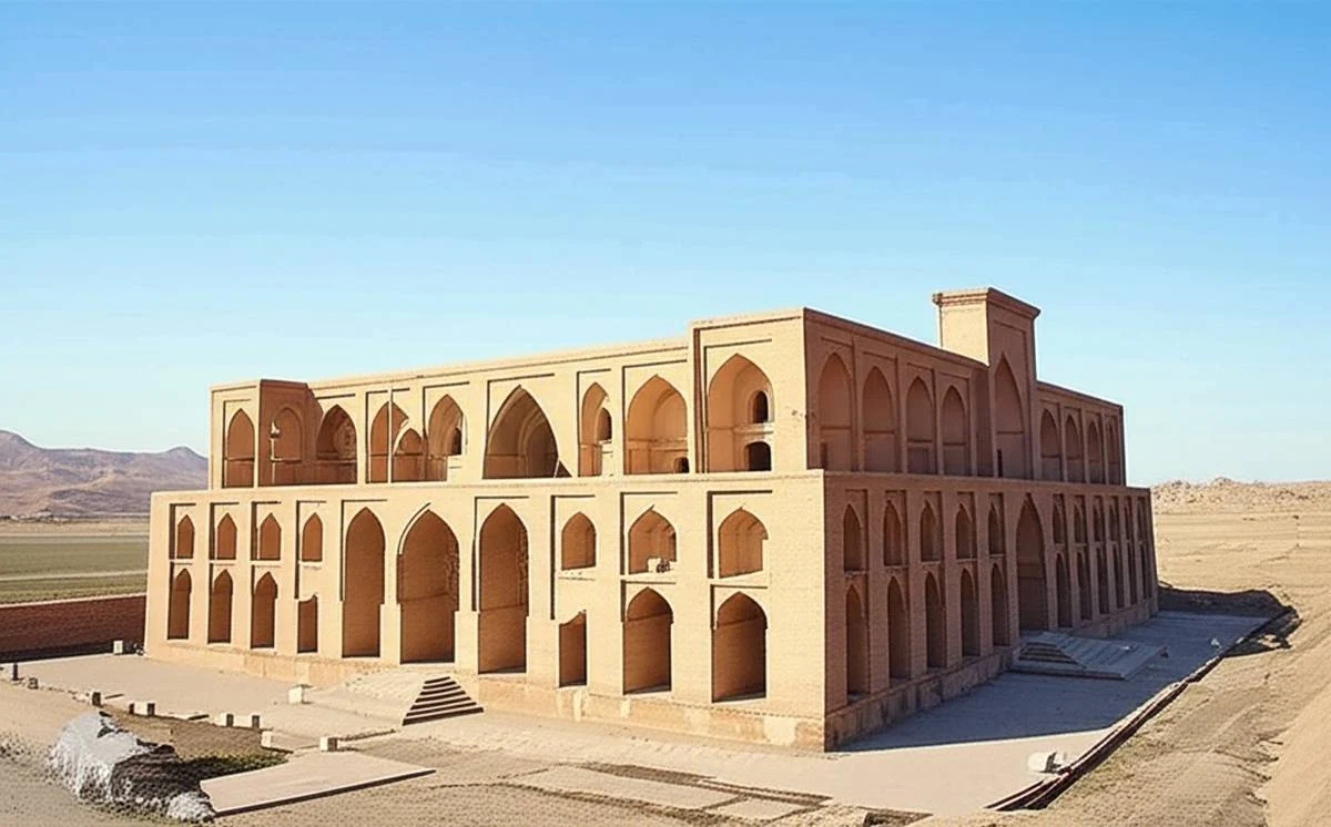 ثبت جهانی کاروانسراهای ایران | کاروانسرای شرف خراسان در یونسکو
