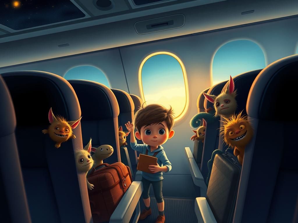 خلاصه کتاب بیلی و هیولاهای فسقلی ۴ - هیولاها در هواپیما