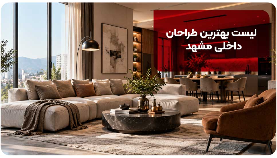 لیست بهترین طراحان داخلی مشهد این 10 تا هستند!| آدرس + شماره تماس